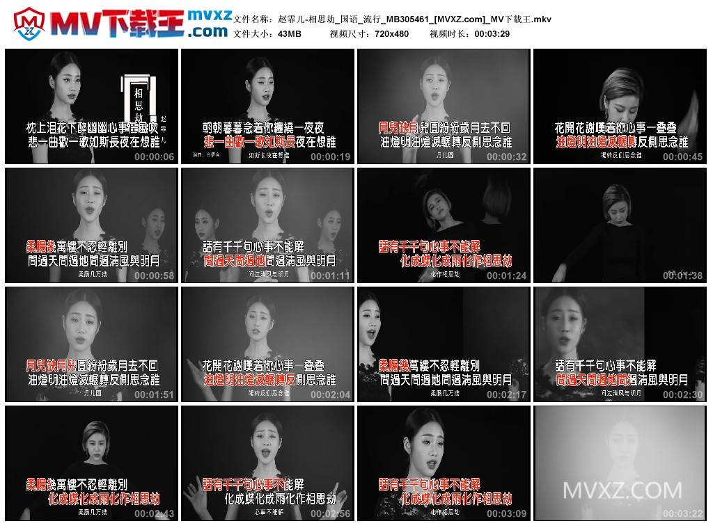 赵霏儿-相思劫_国语_流行_MB305461